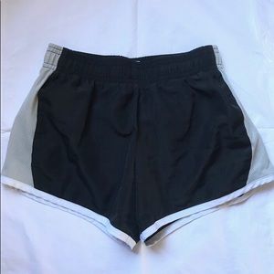 Black/White Athletic Running Shorts Activewear